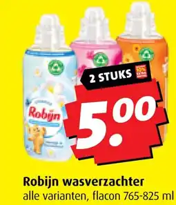 Boni Robijn wasverzachter aanbieding
