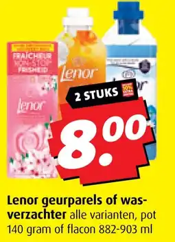 Boni Lenor geurparels of was verzachter aanbieding