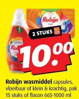 Boni Robijn wasmiddel aanbieding