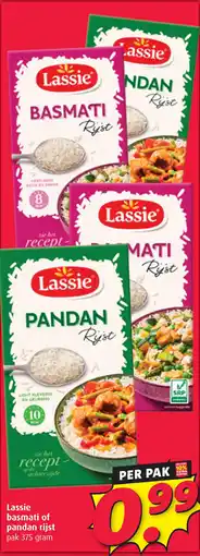 Boni Lassie basmati of pandan rijst aanbieding