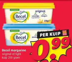 Boni Becel margarine aanbieding