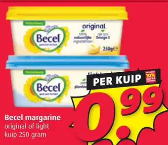 Boni Becel margarine aanbieding