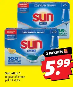 Boni Sun all in 1 aanbieding