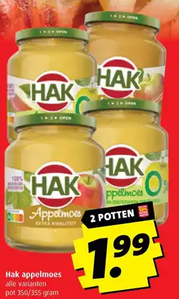 Boni Hak appelmoes aanbieding