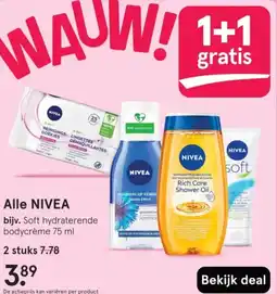 Etos Alle NIVEA aanbieding