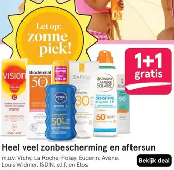 Etos Heel veel zonbescherming en aftersun aanbieding
