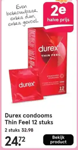 Etos Durex condooms Thin Feel aanbieding