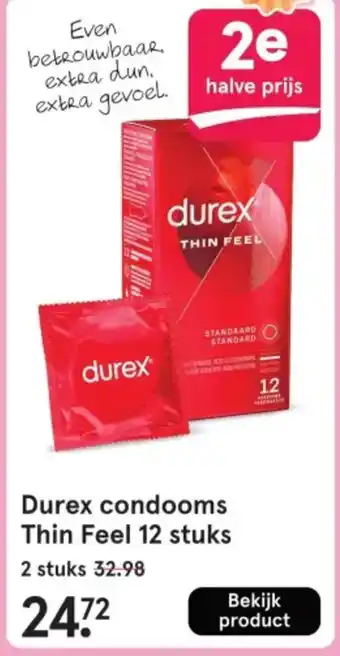 Etos Durex condooms Thin Feel aanbieding