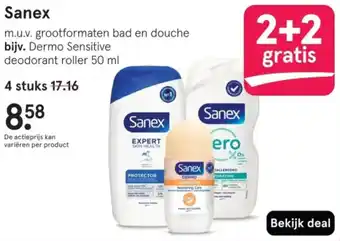 Etos Sanex aanbieding