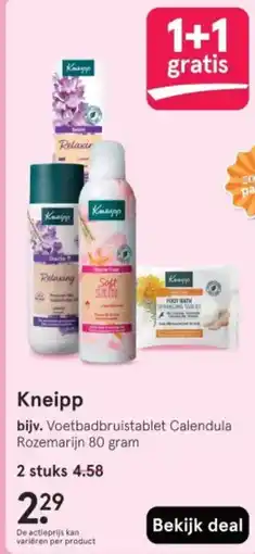 Etos Kneipp aanbieding
