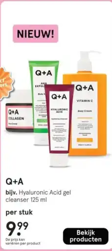 Etos Q+A aanbieding
