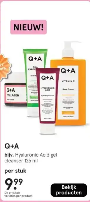 Etos Q+A aanbieding