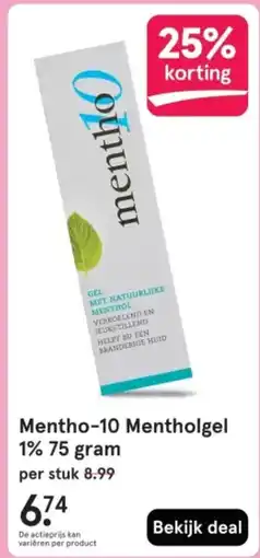 Etos Mentho 10 Mentholgel 1% aanbieding