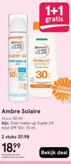 Etos Ambre Solaire aanbieding