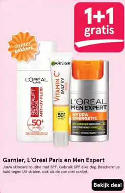Etos Garnier, L'Oréal Paris en Men Expert aanbieding