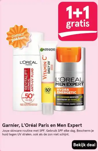 Etos Garnier, L'Oréal Paris en Men Expert aanbieding
