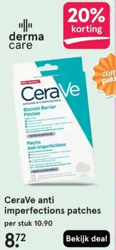 Etos CeraVe anti imperfections patches aanbieding