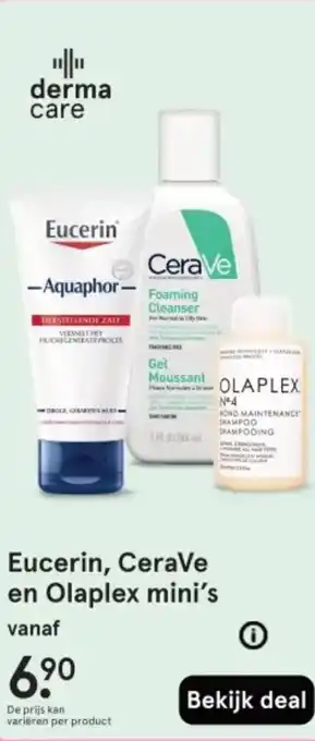 Etos Eucerin, CeraVe en Olaplex mini's aanbieding