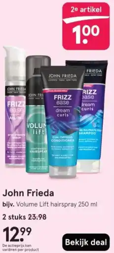 Etos John Frieda aanbieding