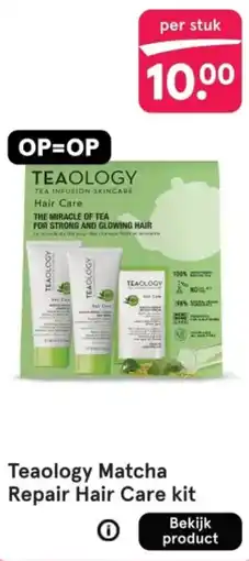 Etos Teaology Matcha Repair Hair Care kit aanbieding