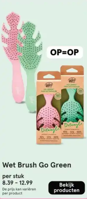 Etos Wet Brush Go Green aanbieding