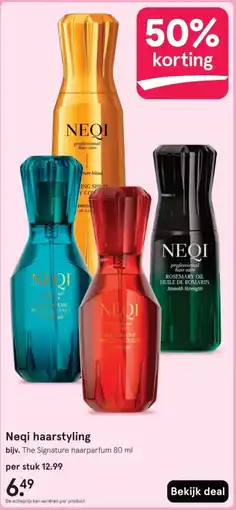 Etos Neqi haarstyling aanbieding