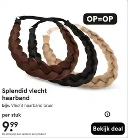 Etos Splendid vlecht haarband aanbieding