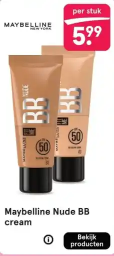 Etos Maybelline Nude BB cream aanbieding