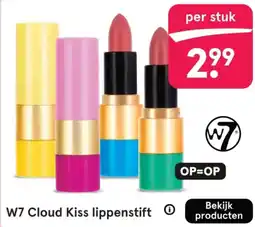 Etos W7 Cloud Kiss lippenstift aanbieding