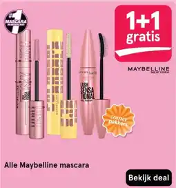 Etos Alle Maybelline mascara aanbieding