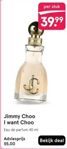 Etos Jimmy Choo I want Choo aanbieding