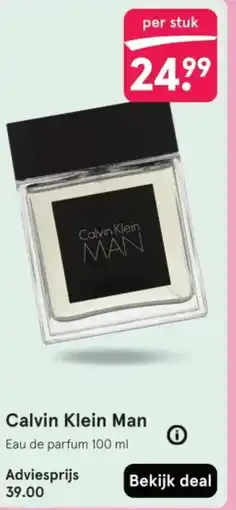 Etos Calvin Klein Man aanbieding