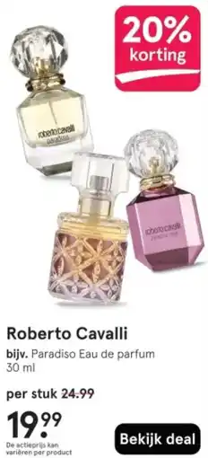 Etos Roberto Cavalli aanbieding