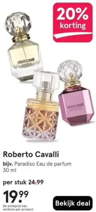 Etos Roberto Cavalli aanbieding