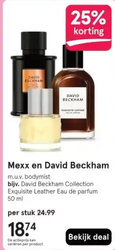 Etos Mexx en David Beckham aanbieding