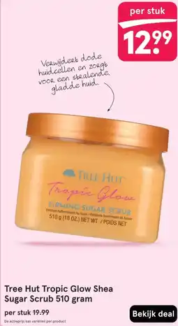 Etos Tree Hut Tropic Glow Shea Sugar Scrub aanbieding
