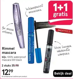 Etos Rimmel mascara aanbieding