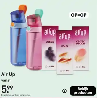 Etos Air Up aanbieding