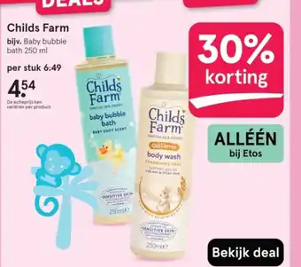 Etos Childs Farm aanbieding