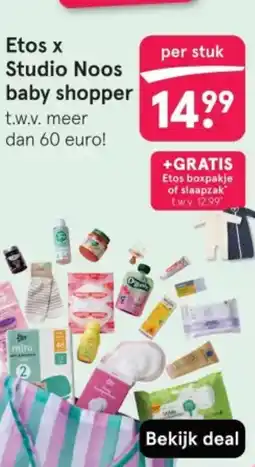 Etos Etos x Studio Noos baby shoppe aanbieding