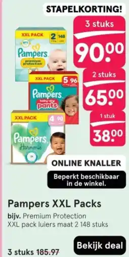 Etos Pampers XXL Packs aanbieding