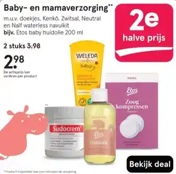 Etos Baby en mamaverzorging aanbieding