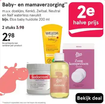 Etos Baby en mamaverzorging aanbieding