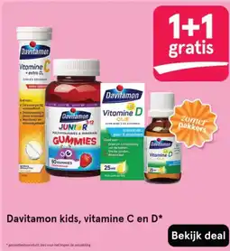 Etos Davitamon kids, vitamine C en D aanbieding