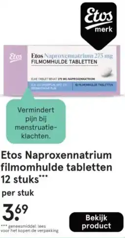 Etos Etos Naproxennatrium filmomhulde tabletten aanbieding