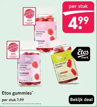 Etos Etos gummies aanbieding