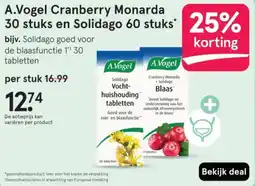 Etos A.Vogel Cranberry Monarda aanbieding