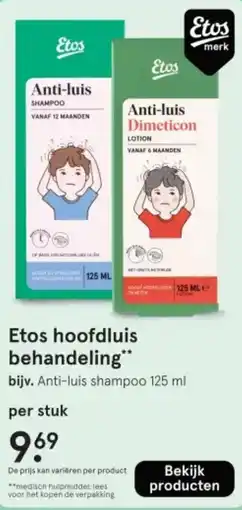 Etos Etos hoofdluis behandeling aanbieding