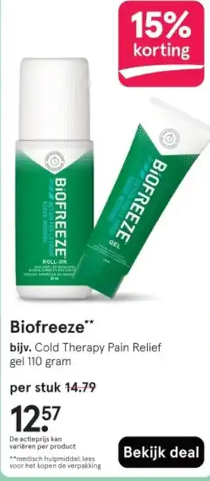 Etos Biofreeze aanbieding