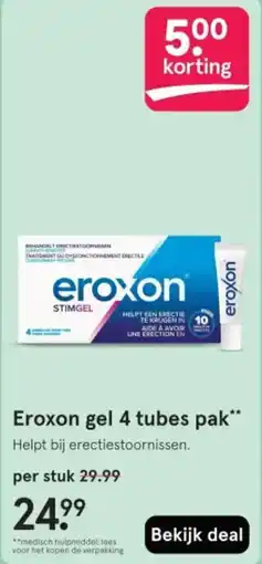 Etos Eroxon gel 4 tubes pak aanbieding